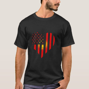 Kirgisistan Herz USA Amerika Kirgisische Republik  T-Shirt