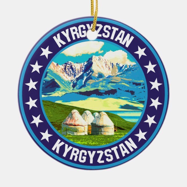 Kirgisistan Keramik Ornament (Vorne)