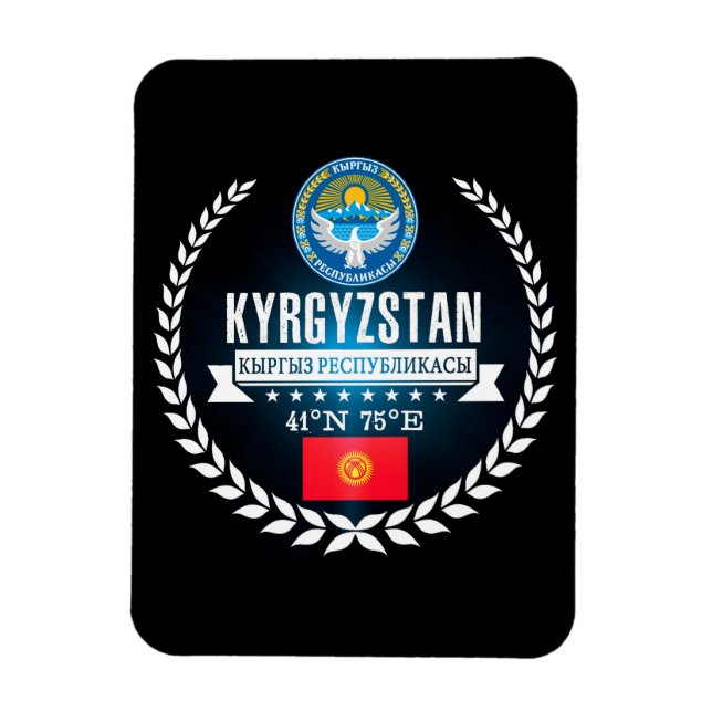 Kirgisistan Magnet (Vertikal)