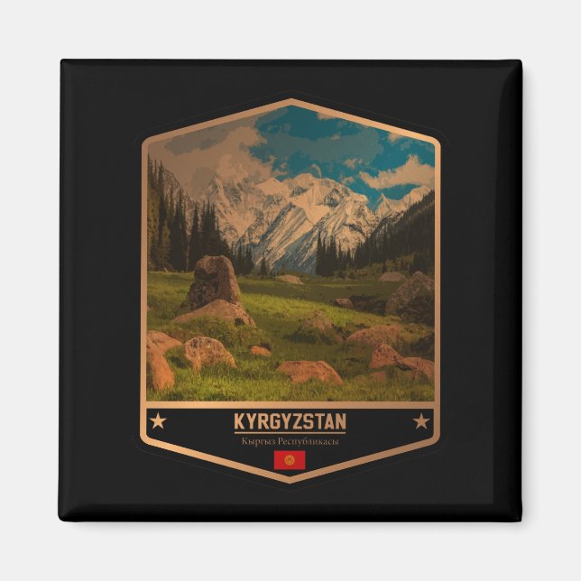 Kirgisistan Magnet (Vorne)