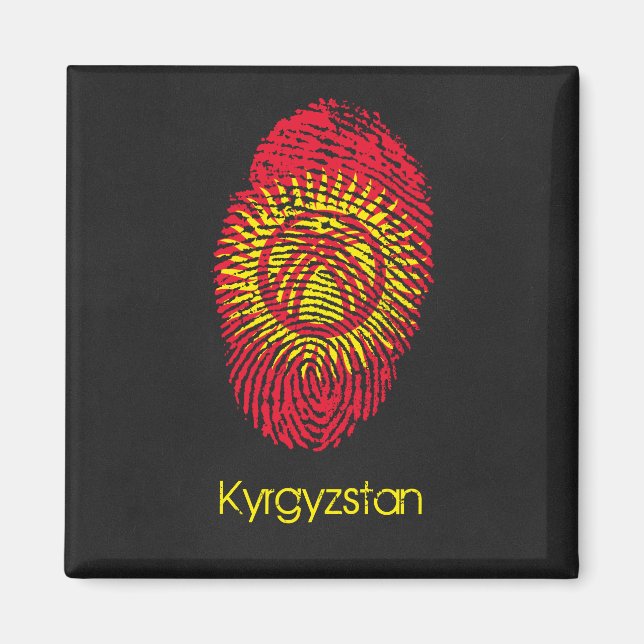Kirgisistan Magnet (Vorne)