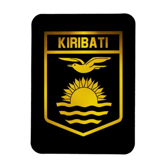 Kiribati Emblem Magnet (Vertikal)