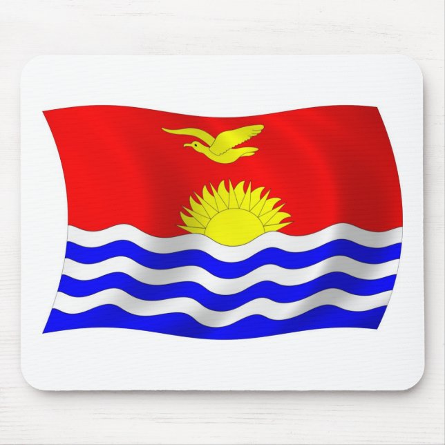 Kiribati Flag Mousepad (Vorne)