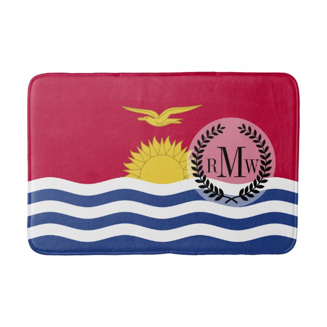Kiribati-Flagge Badematte (Vorderseite)