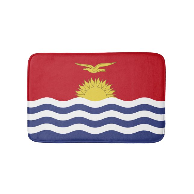 Kiribati-Flagge Badematte (Vorderseite)