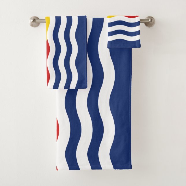 Kiribati-Flagge Badhandtuch Set (Insitu)