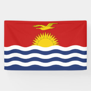 Kiribati-Flagge Banner