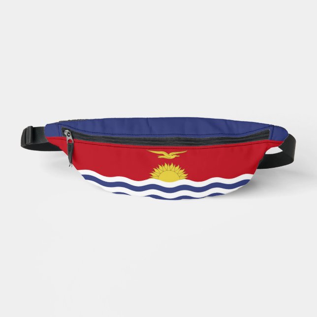 Kiribati-Flagge Bauchtasche (Vorderseite)