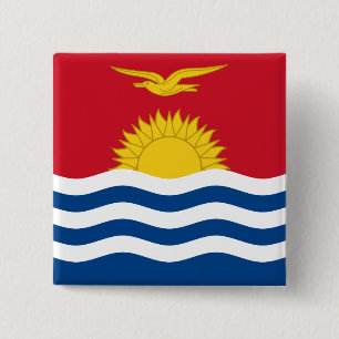 Kiribati-Flagge Button