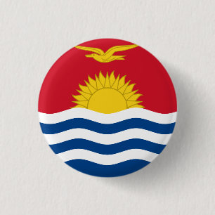 Kiribati-Flagge Button