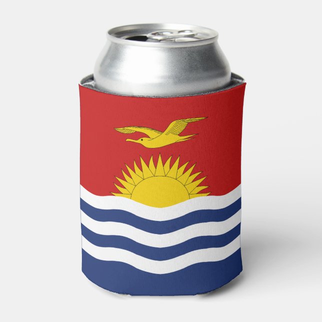 Kiribati-Flagge Dosenkühler (Kanne Vorderseite)