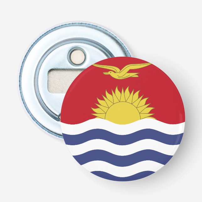 Kiribati-Flagge Flaschenöffner (Vorderseite)
