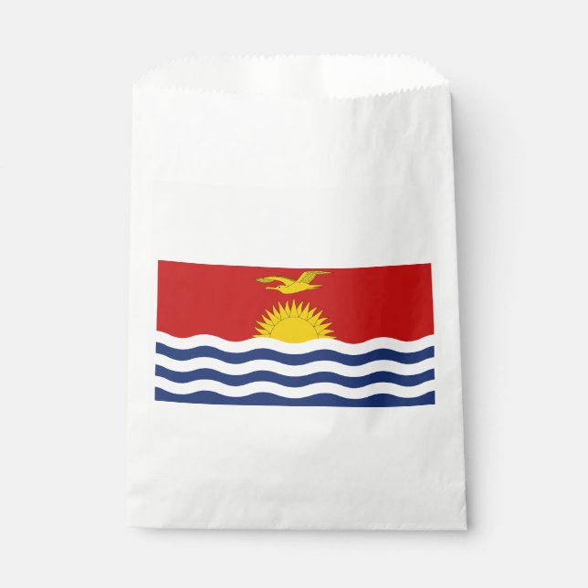 Kiribati-Flagge Geschenktütchen (Vorderseite)