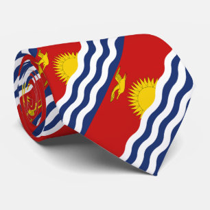 Kiribati-Flagge Krawatte