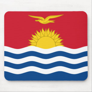 Kiribati-Flagge Mousepad