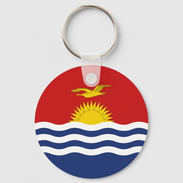 Kiribati-Flagge Schlüsselanhänger (Vorderseite)