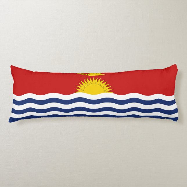 Kiribati-Flagge Seitenschläferkissen (Vorderseite)