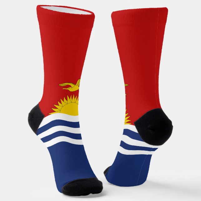 Kiribati-Flagge Socken (Gewinkelt)