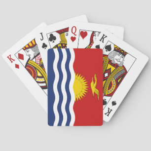 Kiribati-Flagge Spielkarten