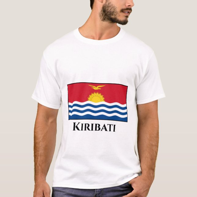 Kiribati-Flagge T-Shirt (Vorderseite)
