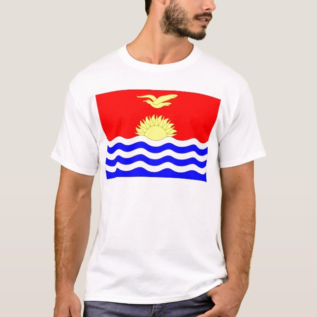 Kiribati-Flagge T-Shirt (Vorderseite)