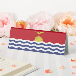 Kiribati-Flagge Tischaufsteller