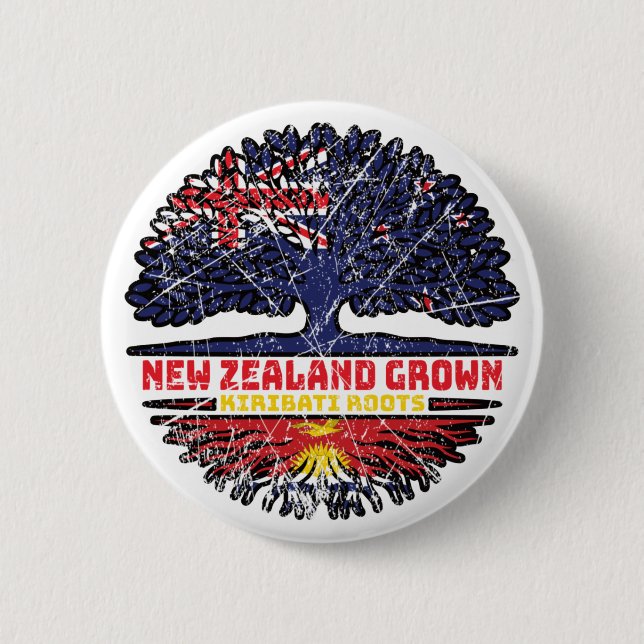 Kiribati I-Kiribati Neuseeländischer Tree Button (Vorderseite)