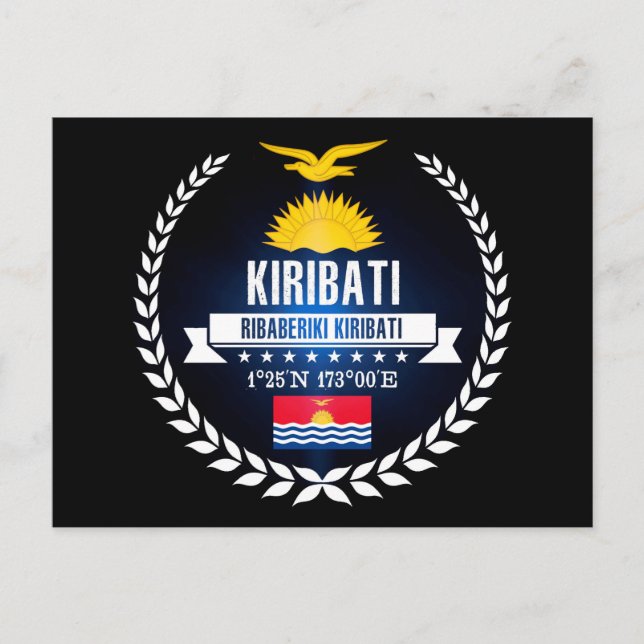 Kiribati Postkarte (Vorderseite)