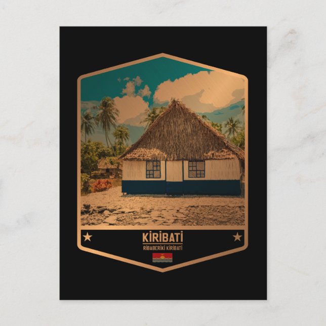 Kiribati Postkarte (Vorderseite)