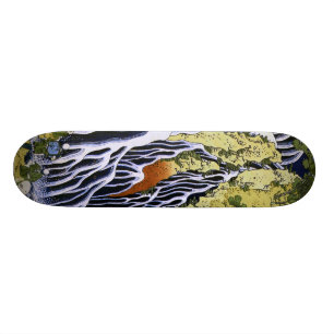 Kirifuri Waterfall Hokusai japanische Kunstkunst Skateboard