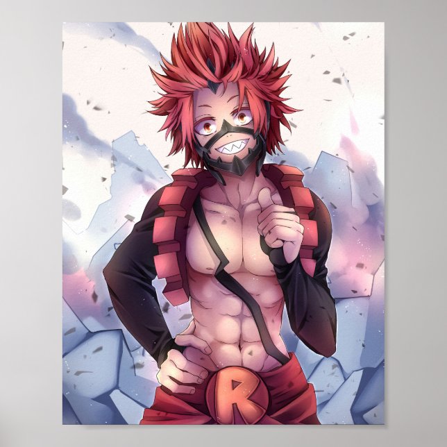 Kirishima Eijiro - BNHA Poster (Vorne)