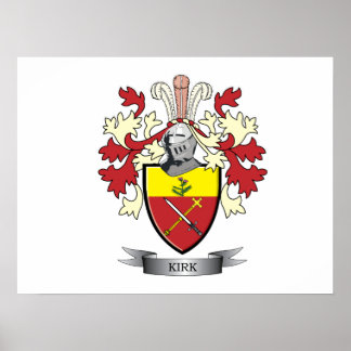 Kirk-Familienwappen-Wappen Poster