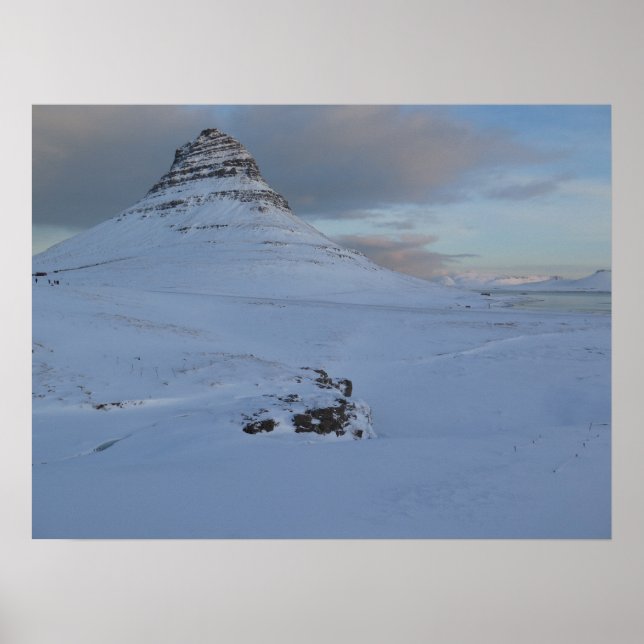 Kirkjufell Island Poster (Vorne)