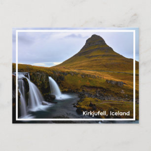 Kirkjufell, isländische Souvenir-Postkarte Postkarte