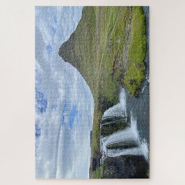 Kirkjufellsfoss Wasserfälle und Berge in Island