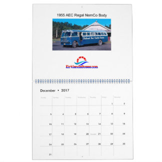 Kirklands Vintag Buses Kalender