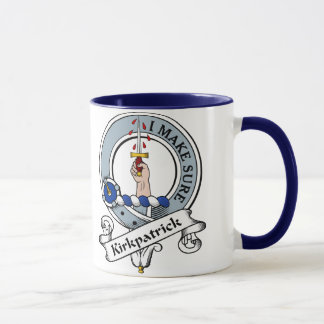 Kirkpatrick Clan-Abzeichen Tasse