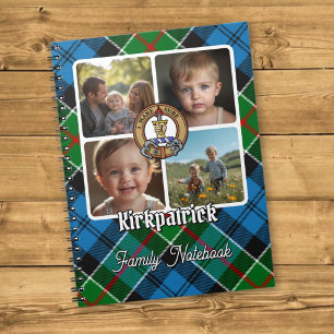 Kirkpatrick-Familienfoto-Collage Notizblock