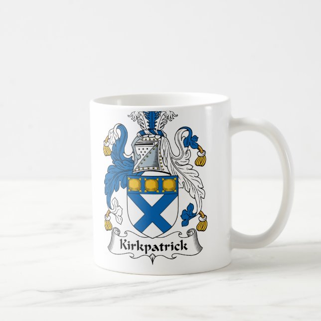 Kirkpatrick Familienwappen Kaffeetasse (Rechts)
