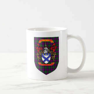 Kirkpatrick Kilpatrick Wappen auf Colquhoun Tartan Kaffeetasse