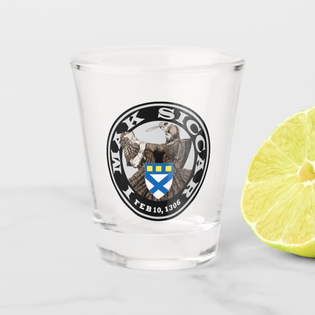 Kirkpatricks blutrünstiges Täuschungsglas Schnapsglas (Vorderseite)