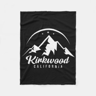 Kirkwood California Skigebiet Snowboarden Fleecedecke