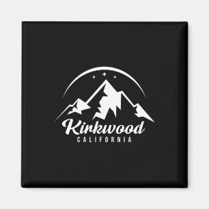 Kirkwood California Skigebiet Snowboarden Magnet