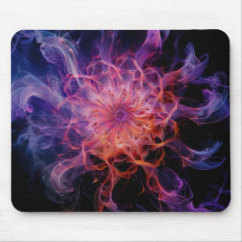 Kirlian Emberflow: Elektrischer Nebel Mousepad