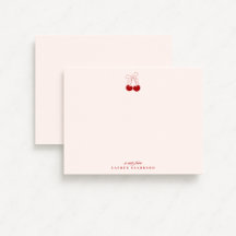 Kirsch-Blumen-Notiz Valentinskarte