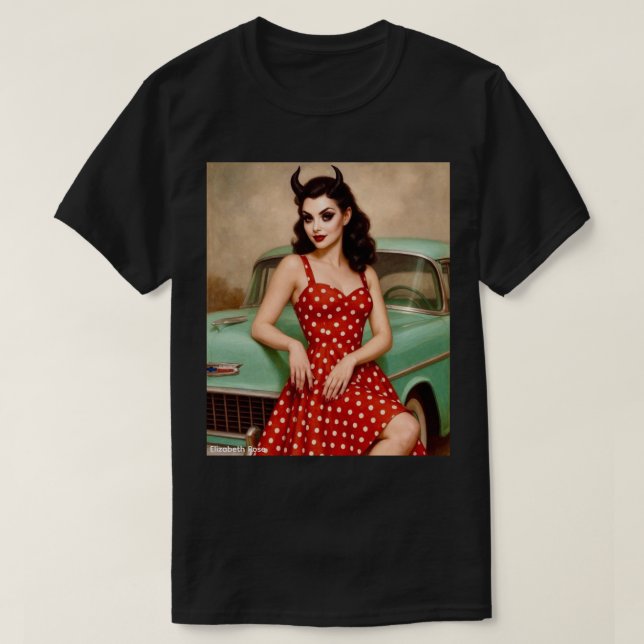 Kirsch-Bombshell T-Shirt (Design vorne)