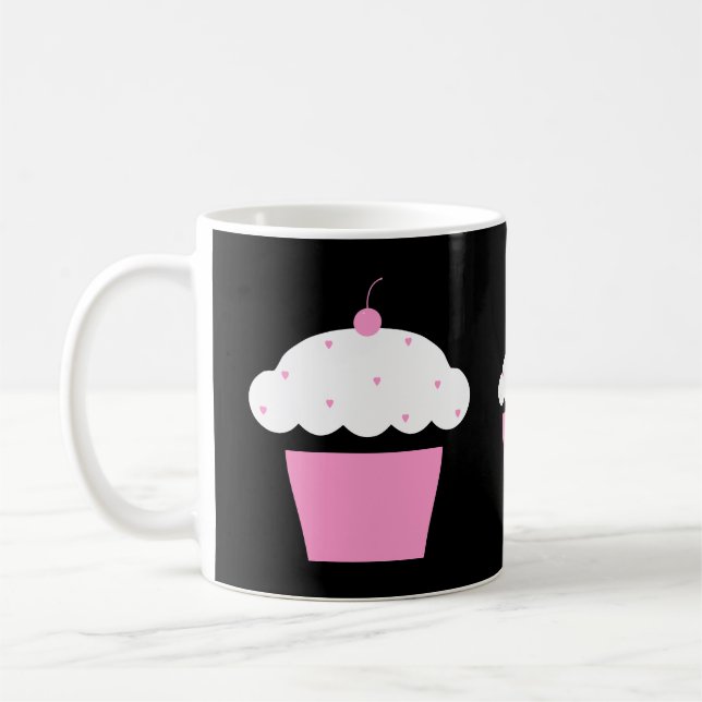 Kirsch-Cupcake Kaffeetasse (Links)