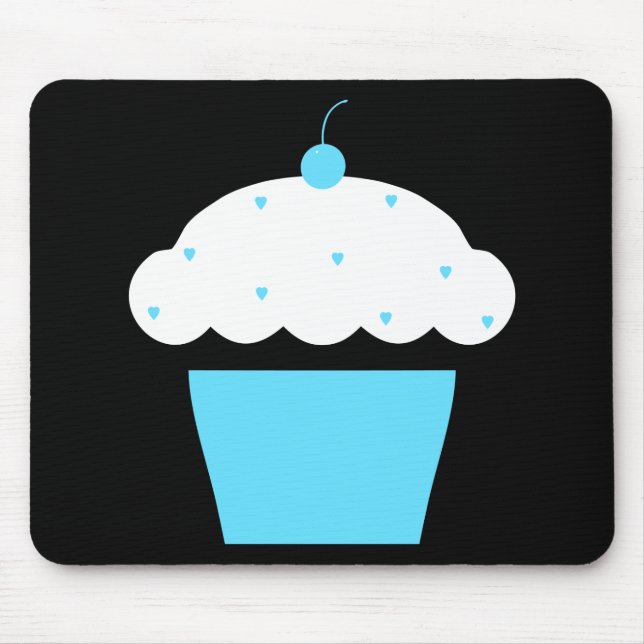 Kirsch-Cupcake Mousepad (Vorne)