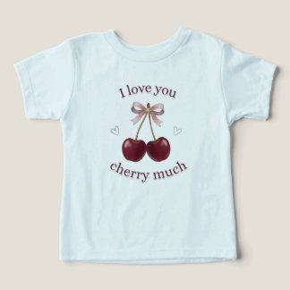 Kirsch-Liebeszitat T-Shirt Design