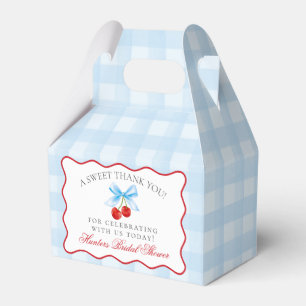 Kirsch Süße Blaue Kokette Brautparty-Geschenkbox Geschenkschachtel
